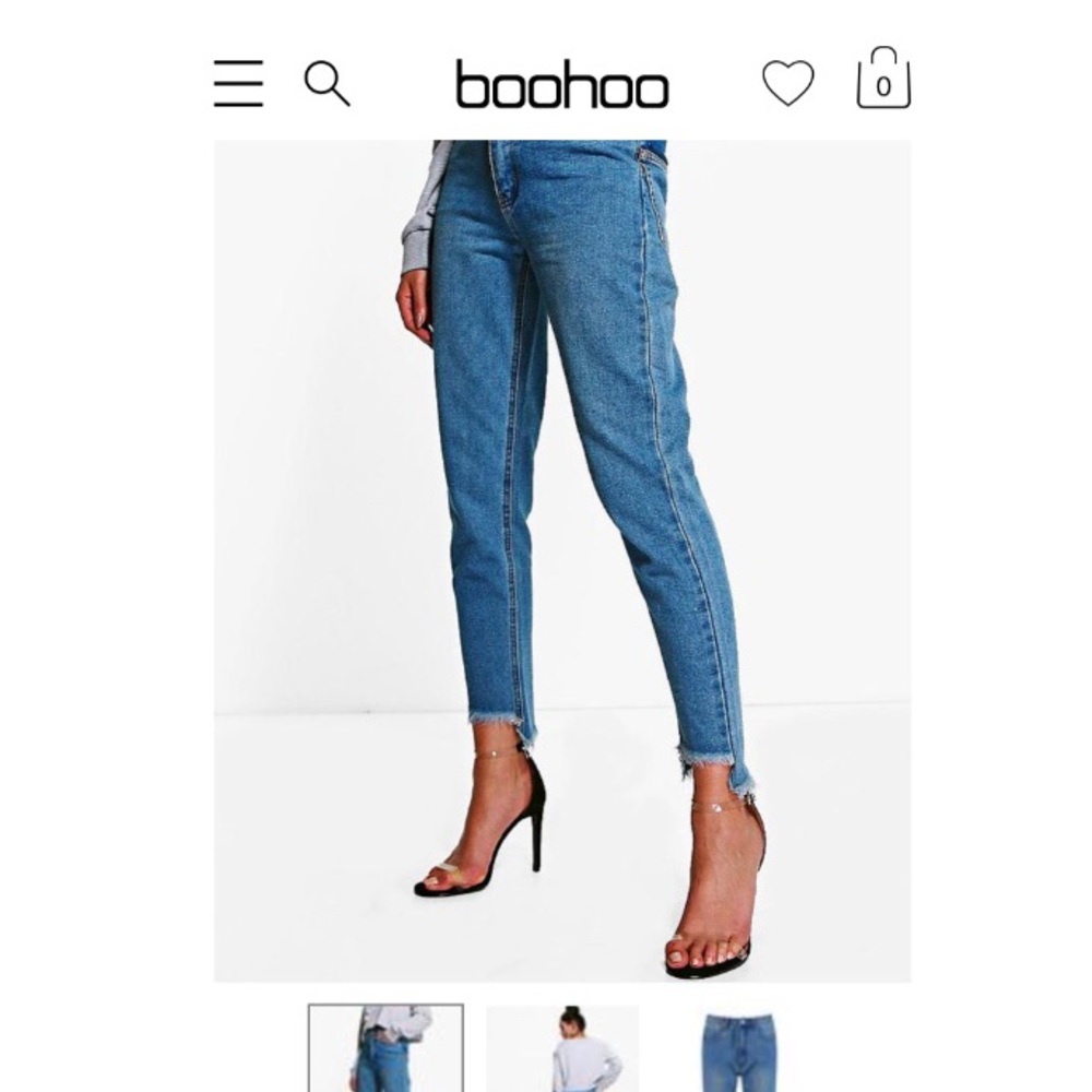 NEW high waisted mom jeans